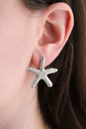 Heliophilia Silver Pendientes de Plata con Circonita
